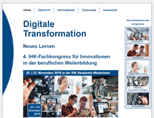 Tablet Screenshot of neues-lernen-ihk.de